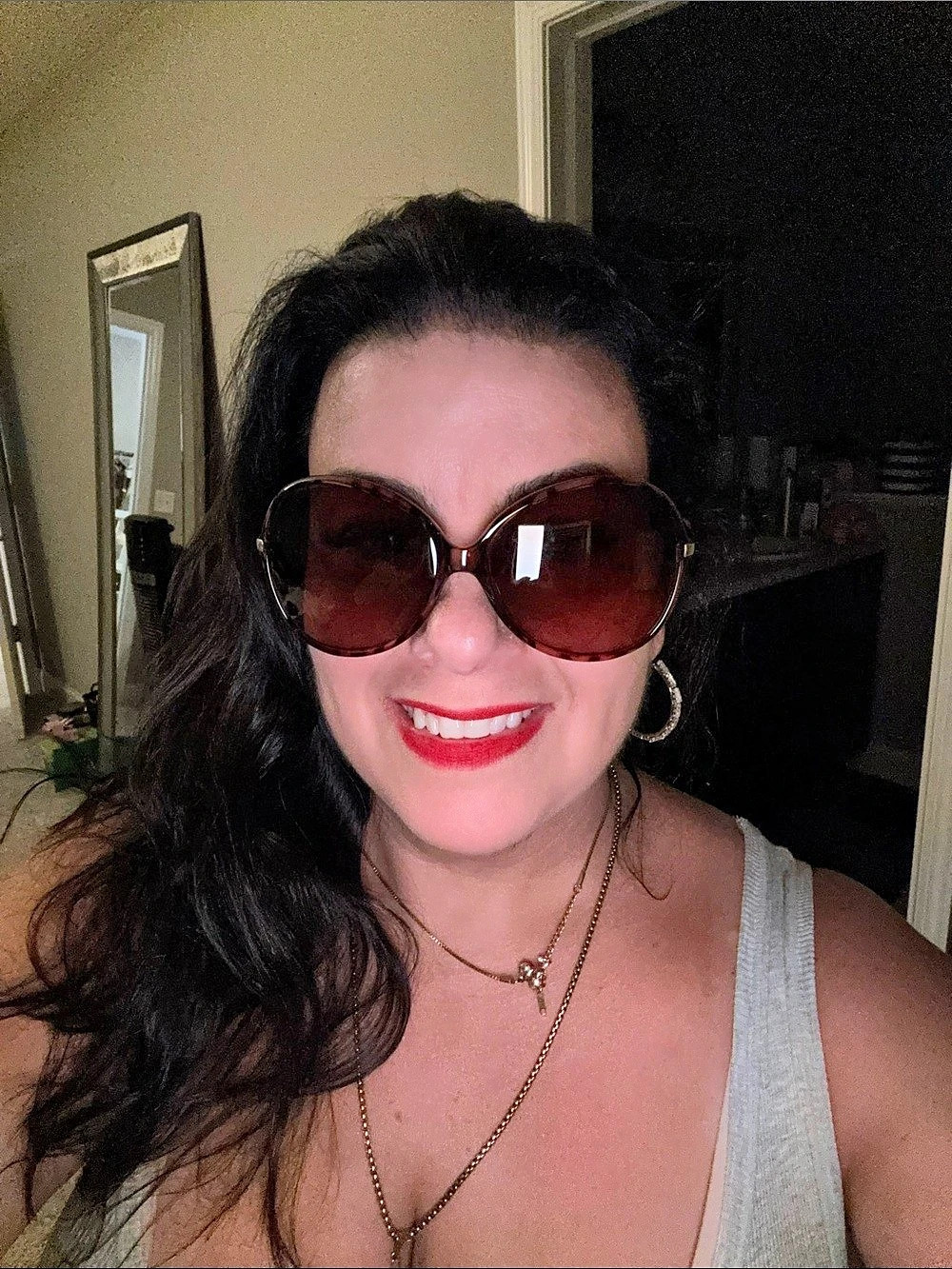 Oversized Brown Sunglasses
